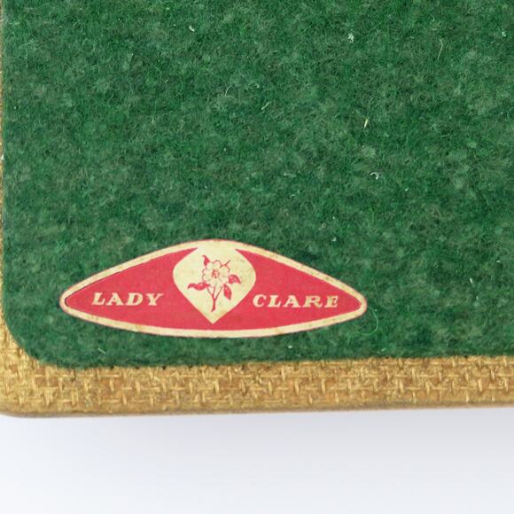 Vtg Lady Clare Scottish Clan Mini Placemats Set of 4 Felt Back Made in England - Picture 9 of 15